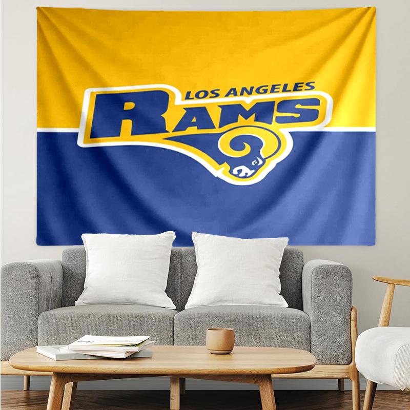 Los Angeles Rams Design Tapestry Hanging for Bedroom,Livingroom, Playroom,Decor Art Room Wall Tapestry Holiday and Birthday Gifts