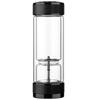 Smart Double-Wall Glass Tea Tumbler with Temperature Display