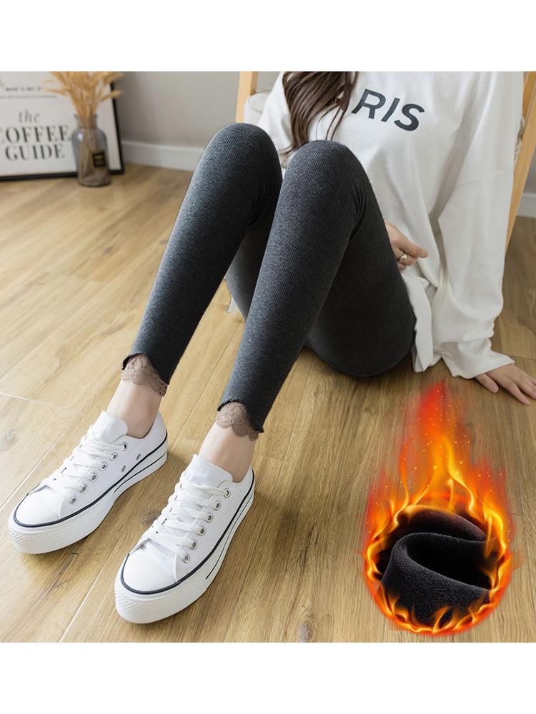 Women's Plus Velvet Thick Yoga Pants - Warm, Tight-Fitting Sports Leggings for Autumn and Winter