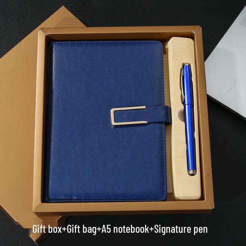 A5 Custom Notebook & Diary Gift Set with Logo Printing and Engraving