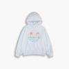 Hooded Sweatshirt for Girls Sportswear Levi's Oversized White