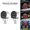 Motorcycle LED Turn Signal 8mm Mini Indicators Rear Front Blinker Lights Amber Flasher Lamp Universal For Cafe Racer For Harley