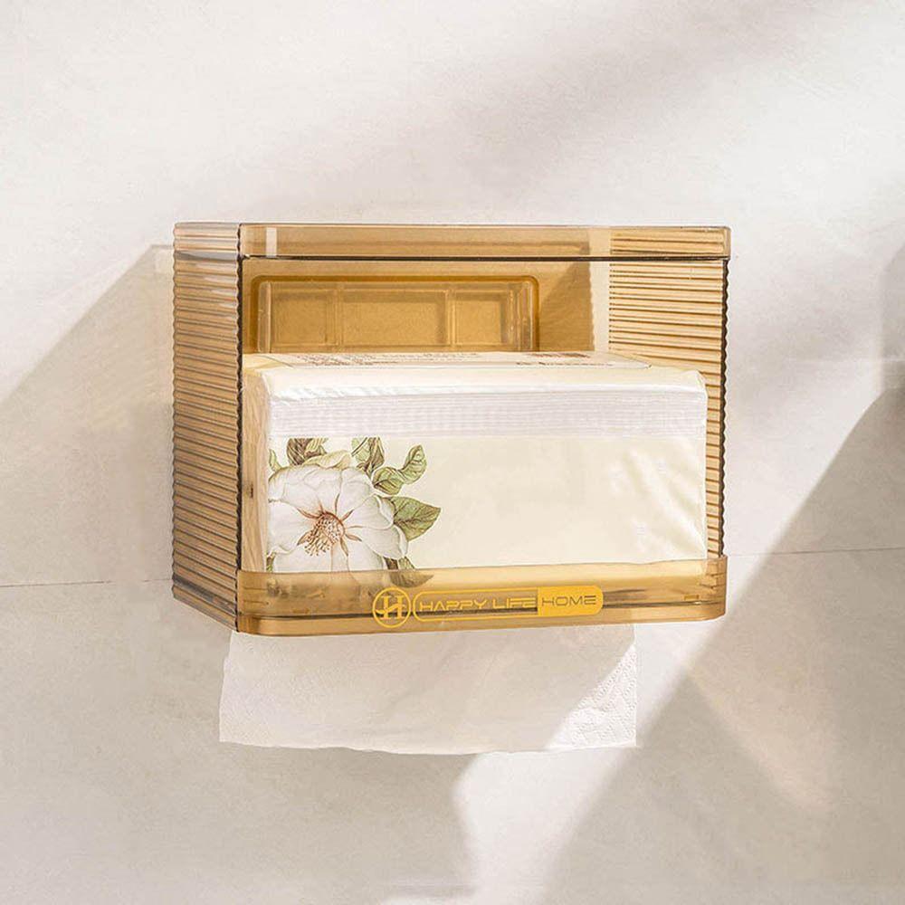 Transparent Toilet Tissue Holder Plastic Napkin Holder Multipurpose Paper Towel Box  Washroom