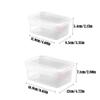 Portable Clear Refrigerator Storage Box Sealed Stackable Trasparent Crisper Rectangular Fresh-Keeping Box