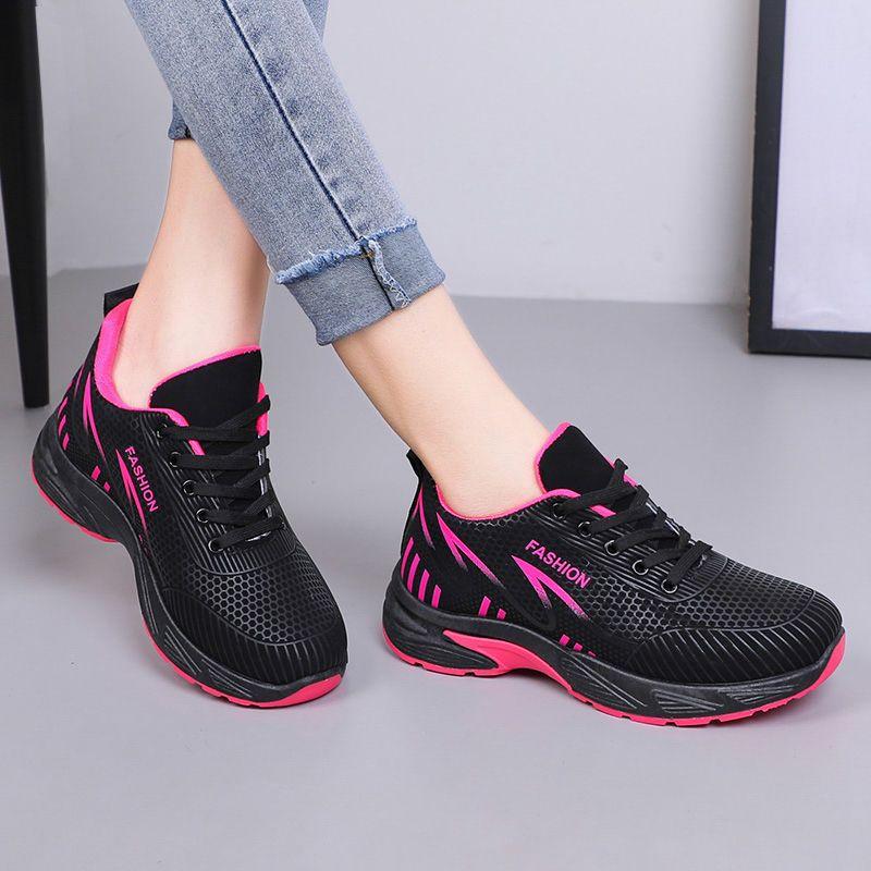 Fashion Spring Autumn Black Woman Footwear High on Platform Running Shoes for Women 2025 New Designer Luxury Stylish Arrival Casual Sale