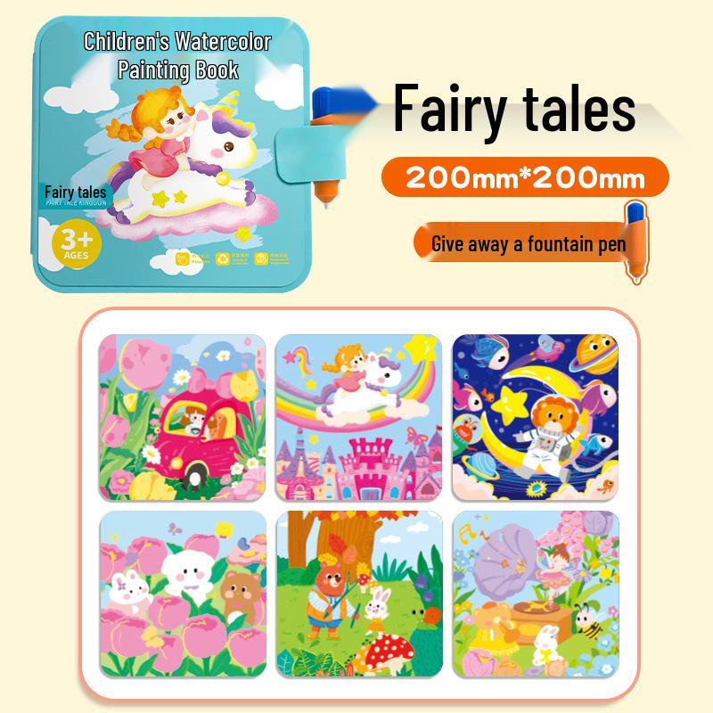 Reusable Foldable Water Painting Doodle Book for Kids