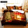 Christmas Decorations Bedding Set Duvet Cover Set 3d Bedding Digital Printing Queen Size Bedding Set Fashion Design