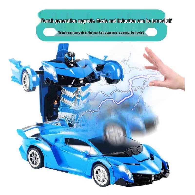 1:12 Remote Control Gesture Sensing Transforming Car Toy - 677 Transforming Robot