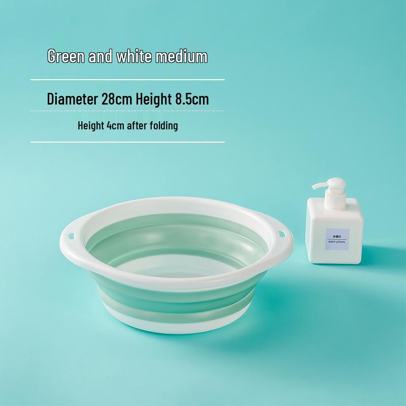 Portable Folding Baby & Household Washbasin for Travel and Dorms