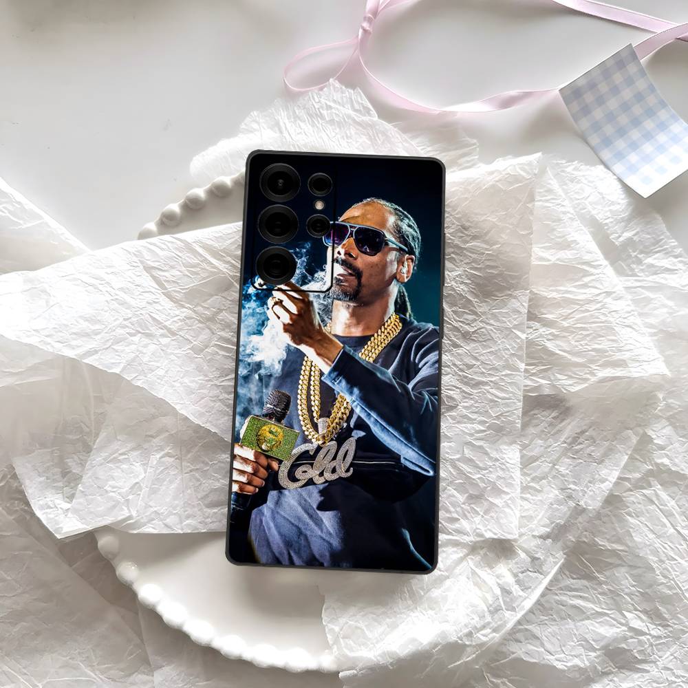 S-Snoop Singer Dogg Phone Case For Samsung S 24 Fe 25 Ultra Plus 20 Lite 21 30 22 23 24 22 Ultra 5G Fundas