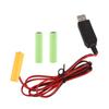 1 Set USB 5V To 4.5V AA Dummy Battery Power Cable Cord Replace 3x 1.5V LR6 AA Batteries Money-saving for LED Light Toy