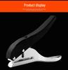 PVC Edge Banding Hole Punch Tool with 8mm Puncher & Guide Screw for Drywall Nail Concealing