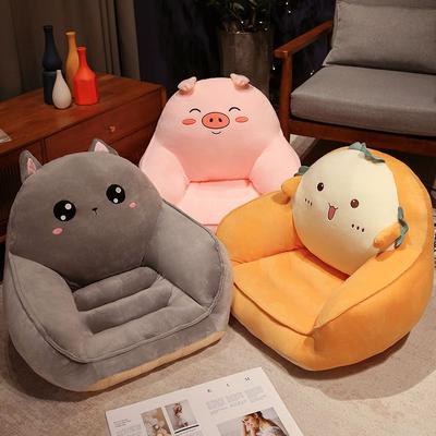Children Plush Cushion Comfortable Pillow Cute Animal Rabbit Cat  Pig Unicorn Duck Baby Seats Sofa Cover Cartoon Sofa