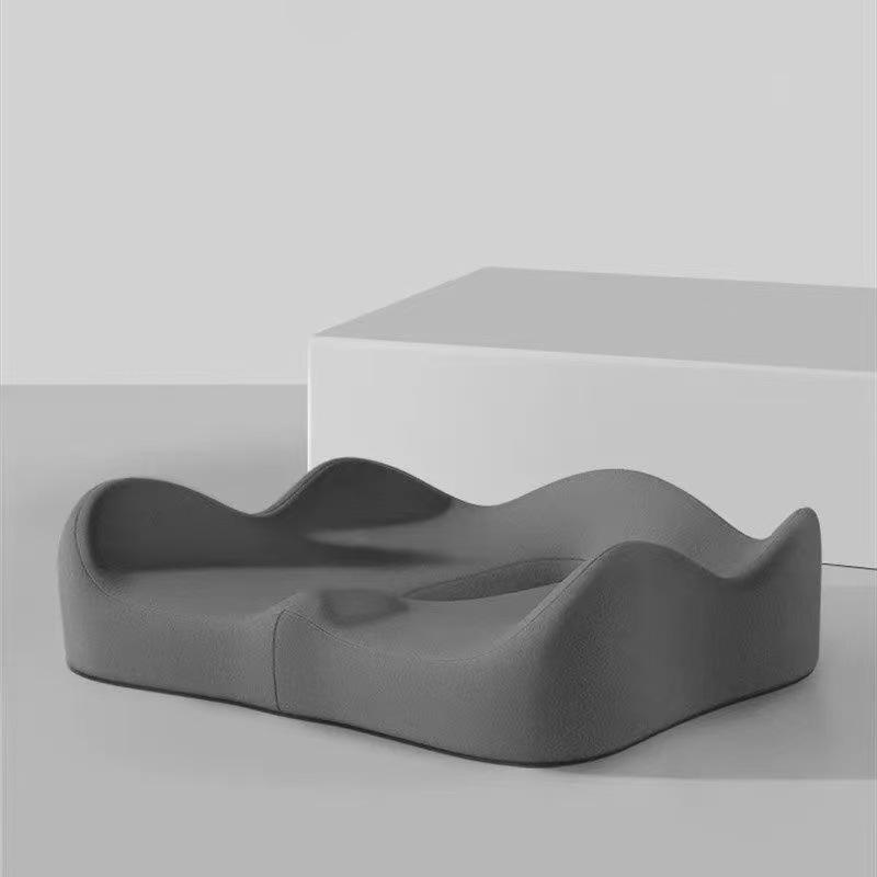 Curved Memory Foam Cushion - Coccyx Comfort; Ideal Pressure Relief for Car or Office, 1PC