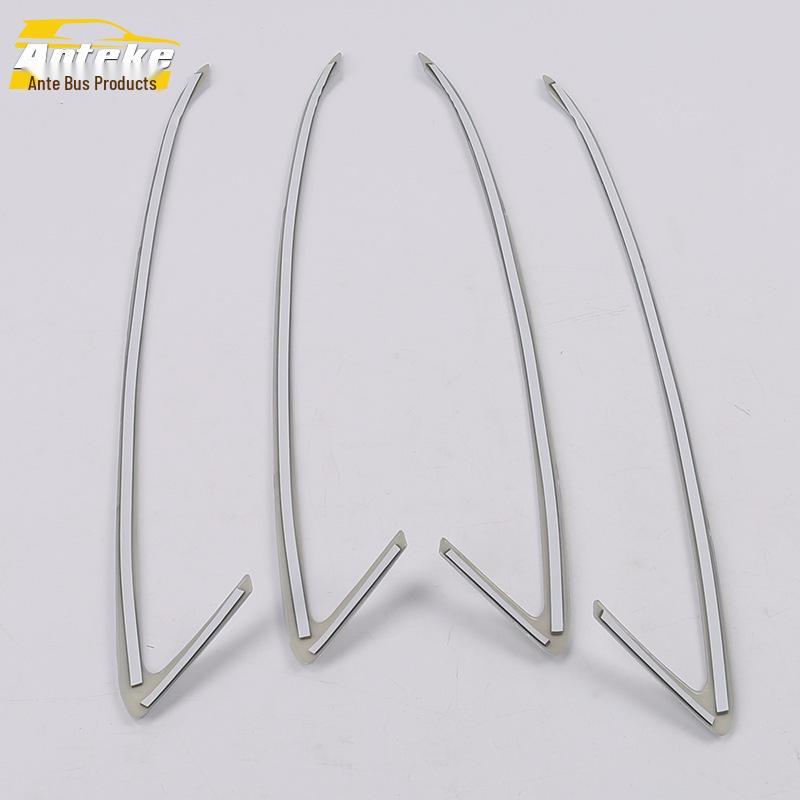 Compatible Door Interior Decoration Strip for 14 Fit Models - Stainless Steel Car Body Edge Trim Sticker.