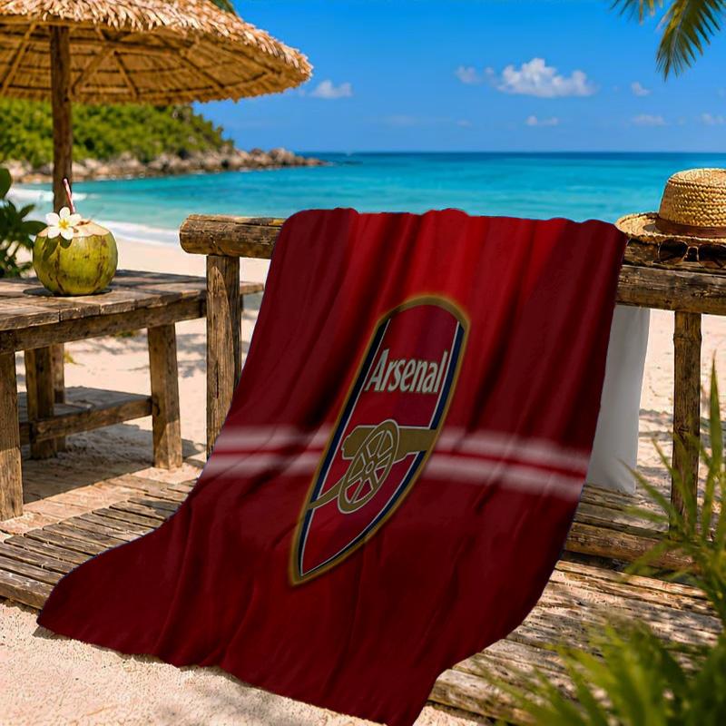 Arsenal Celebration Moment Beach Towel Microfiber Beach Towel, Lightweight and Quick-Dry, for Summer Travel, Swimming Pool Fan Birthday Gift