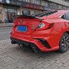 Large Pressure Tail Wing for 10th Gen Civic (16-24) & 11th Gen Civic - JDM Style, No Drilling Needed
