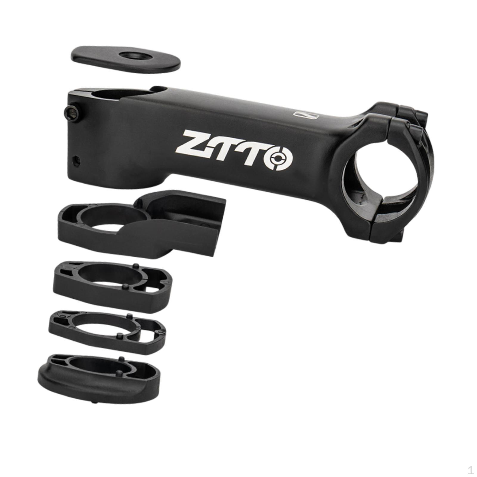 Bicycle Stem Bike Handlebar Replacement Black Easy Installation Internal Routing for Road 3.18cmx11cm