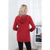 JKASHDK Women's Fashion Casual Leopard Print  Autumn Winter Long Sleeve Hooded Jackets & Coats