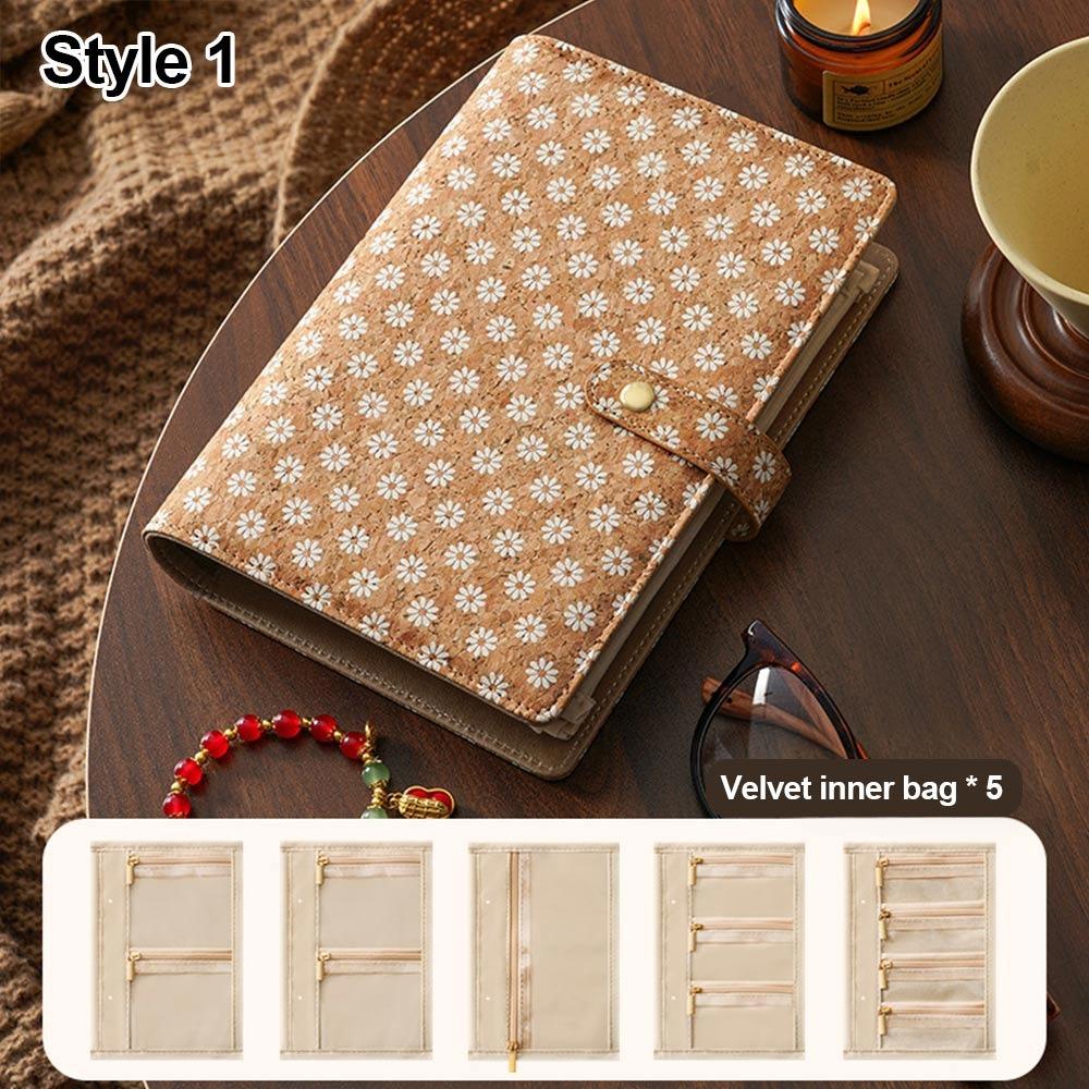 

Transparent Zipper Pouch Jewelry Storage Book Ring Binder Organizer Book for Jewelry Organizer Style 1