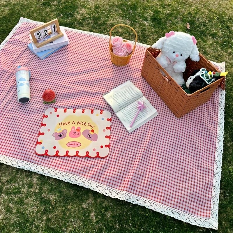 

1pc Lace Picnic Mat Is Suitable for Outdoor Dining, Camping, Beach, Home Decoration, and Picnic Accessories