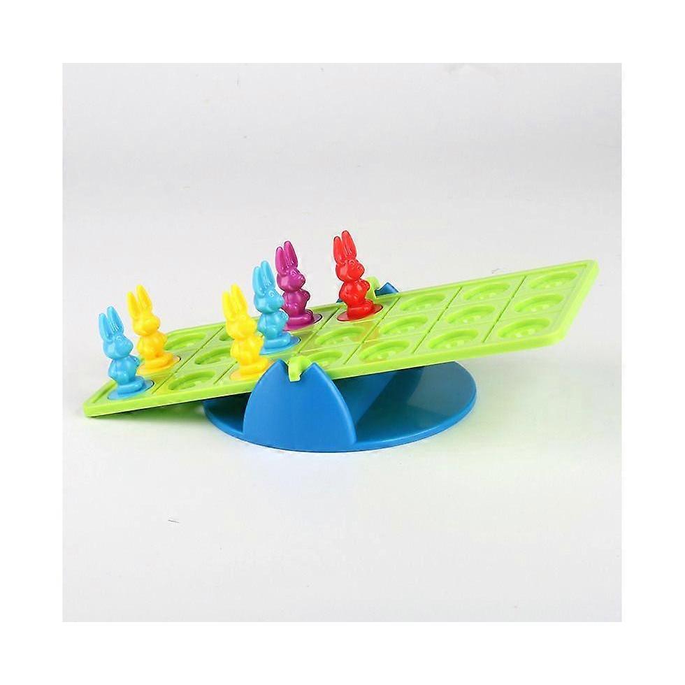 Family Board Game Children Educational Toy Rabbit Seesaw Balance Math Fun Toy