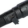 Einziehbare Taschenlampe Superhell Große Reichweite Batterieanzeige Aluminiumlegierung USB-Taschenlampe für Outdoor-Camping