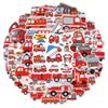 50Pcs/Set Fire Truck Series 04 Waterproof Stickers DIY Fashion Doodle Decals Stickers