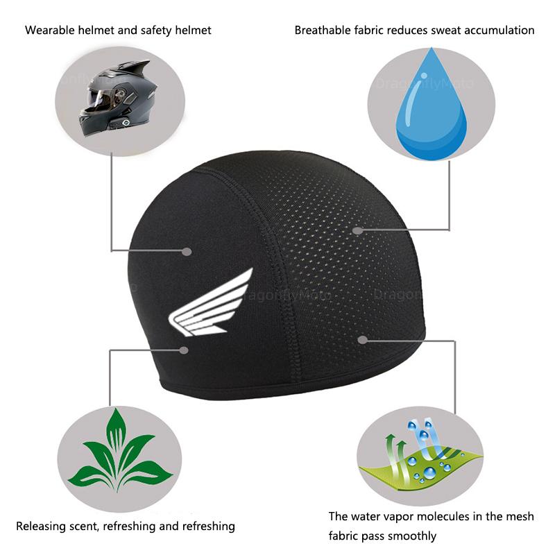 For Honda CBR 125R 954 600 F4i 650F 650R 1100XX 1000F CBR 600RR 1000RR Motorcycle Balaclavas Helmet Inner Sweat Wicking Hat