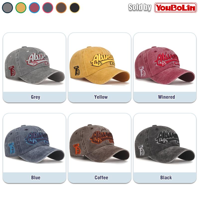 Fashion Outdoor Sport Unisex Cotton 3D Embroidered Snapback Hats Baseball Cap One Size Adjustable Travel Work Gift