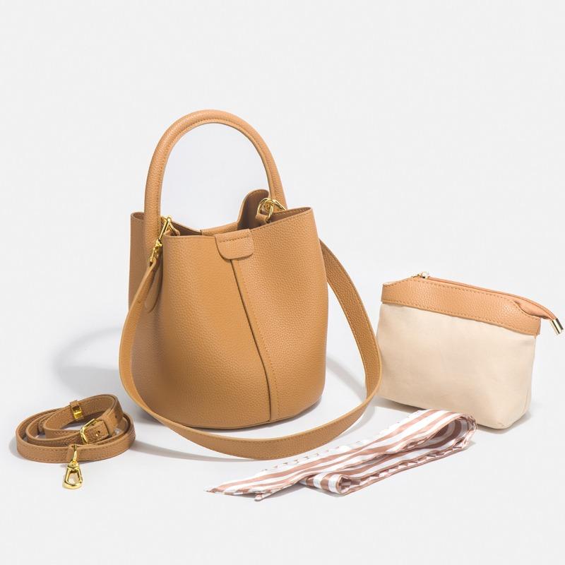 Bucket bag women's handbag women's new large-capacity commuter shoulder messenger bag women's multi-purpose bag small bag