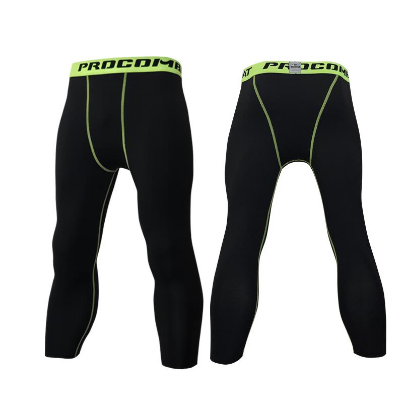 Men's Seven-Point Compression Tights for Basketball and Sports Training
