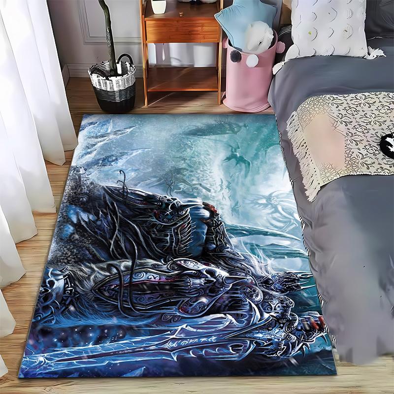 

Frosted Knight Carpet, Mysterious Vibes in Design Suitable for use as an anti-slip game mat for living room and bedroom sofas 40x60cm( 15x23in )