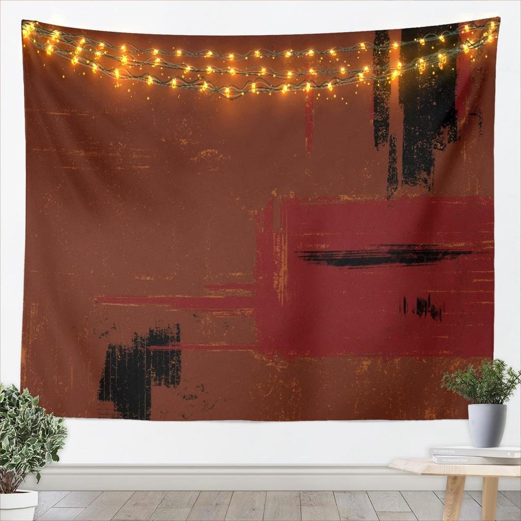 Hot Pink Black White Tapestry For Kids Boys Girls Abstract Morden Wall Art Buffalo Check Wall Hanging Blanket Bedroom Decor