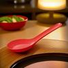 ZISIZ Disposable Red Wedding Spoons