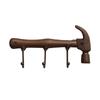 Retro Cast Iron Tool Hook Industrial Style Hammer Wrench Hook Nostalgic Decorative Wall Hanging Hook Craft Iron Art