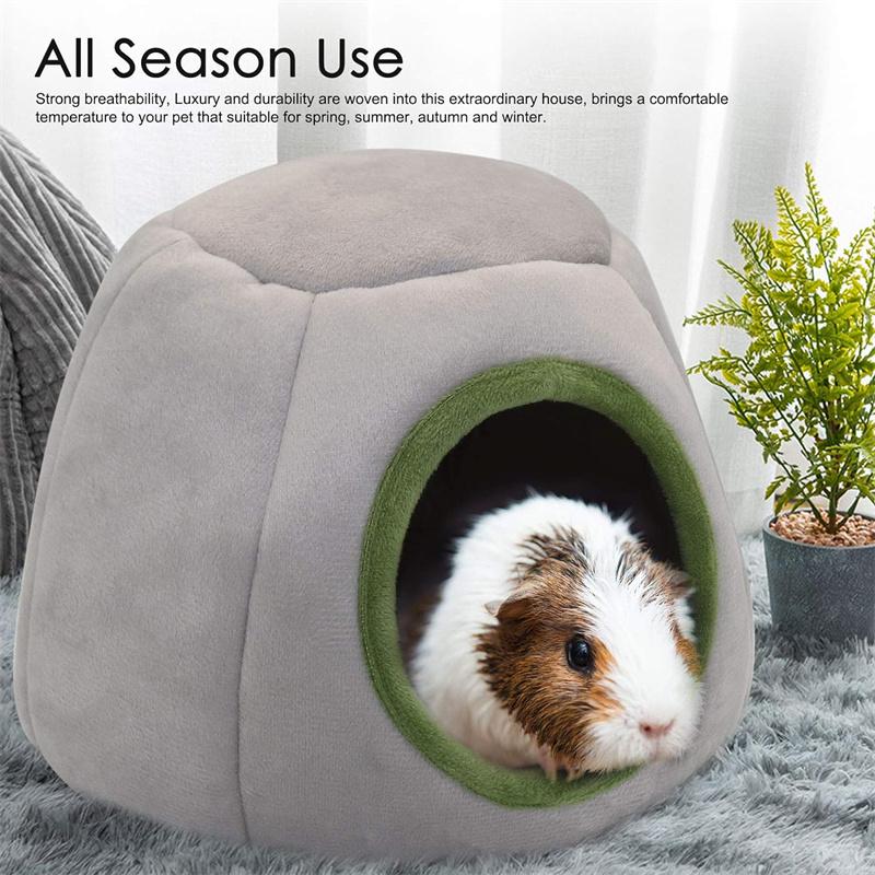 Cama para porquinho da índia - Acessórios para gaiolas laváveis, esconderijo para pequenos animais para chinchilas, hamsters e ouriços