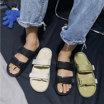 2025A Pair of Men's Slippers, Wear-Resistant, Sports, Soft-Soled, Comfortable, Outdoor Outer Wear, Men's Shoes, New Summer Shoes