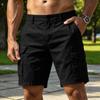 Men’s Loose Fit Cargo Shorts with Multiple Pockets Summer Knee Length Casual Utility Shorts for Outdoor Activities