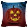Halloween Pillow Pumpkin Little Witch Horror Cushion Linen Cushion Cover Holiday Party Pillow Cover Bed Backrest