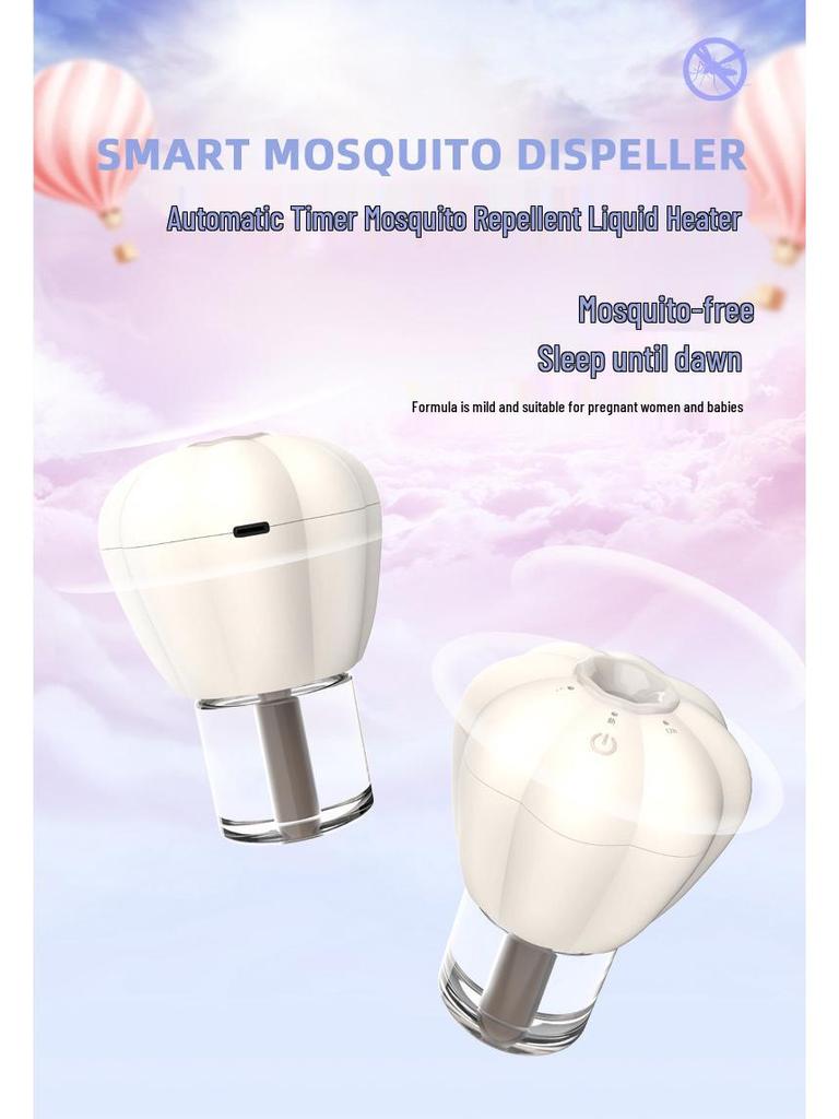 Electric Mosquito Repellent: Indoor/Outdoor Liquid Heater with Timer for Baby-Safe Use