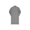 Adidas Originals X 424 Trench Coat Checkered Long Men Outerwear Gray FS6235
