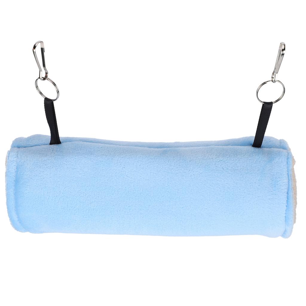 Hamster Hammock Warm Plush Tunnel Cage Hanging Bed Tube for Small Animals Pet Birds