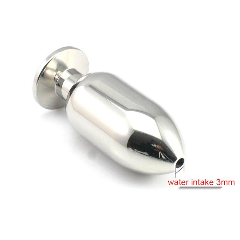 Heavy Metal Anal Plug Stainless Steel Sex Toys Anal Masturbation Device Fisting BDSM Douche Anus