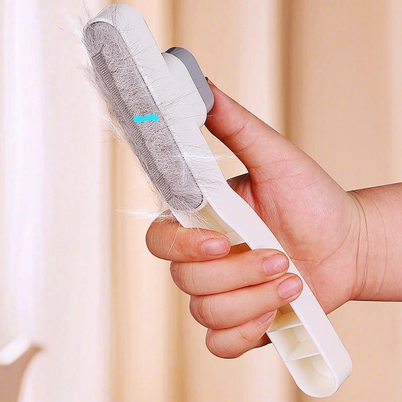 Dog Comb Automatic Cat Brush Dense Tooth Combs for Dog Grooming Pet Hair Remover Self Cleaning Cat Brush Dogs Comb Pet Supplies