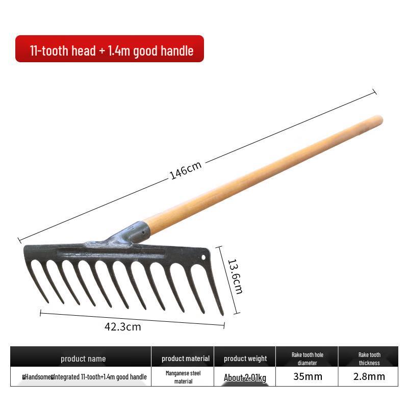 Manganese Steel Soil Loosening Rake