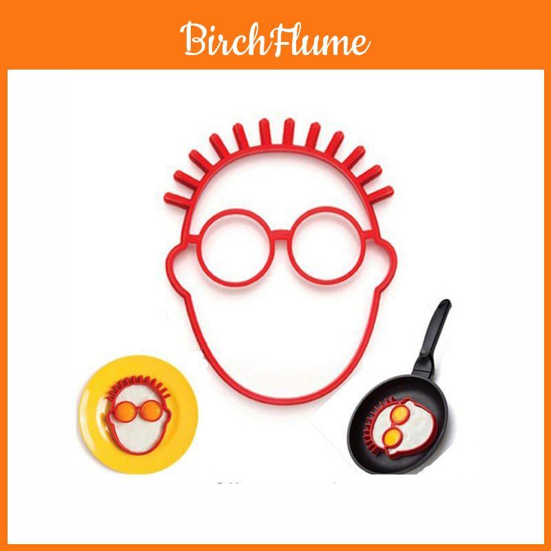 Silicone Eye Glasses Man Egg Fryer Kitchen Baking Mold