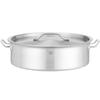 Lage pan met deksel Budget Line 15,8 l dia. 380x139 mm