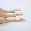 Custom Natural Biodegradable Removable Eco-friendly Reusable Adult Kids Soft Bristle Bamboo Toothbrush for Travel