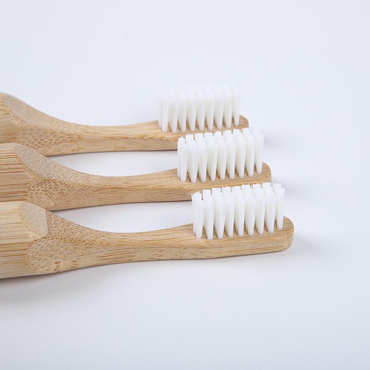 Custom Natural Biodegradable Removable Eco-friendly Reusable Adult Kids Soft Bristle Bamboo Toothbrush for Travel